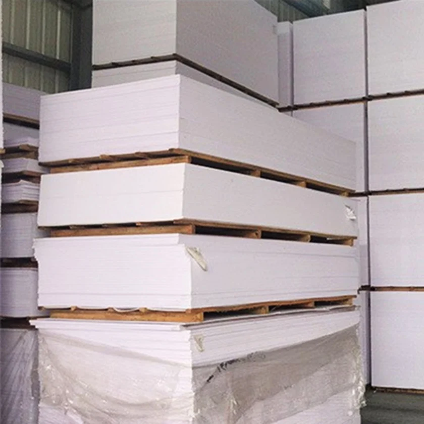 hot-selling 3mm 5mm Plastic Sheets 18mm 15mm 12mm 20mm PVC celuka Forex sheet panel Board PVC Foam Board For Kitchen Cabinet