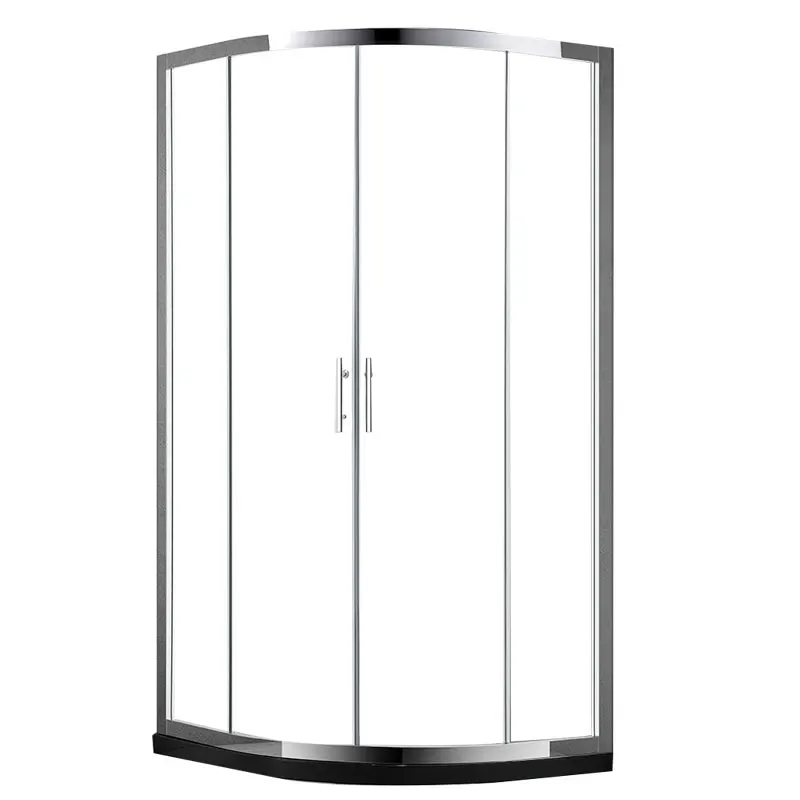 Top Selling New China Manufacturer Free Spare Parts Simple Toughened Stainless Steel Material ARC Shower Rooms