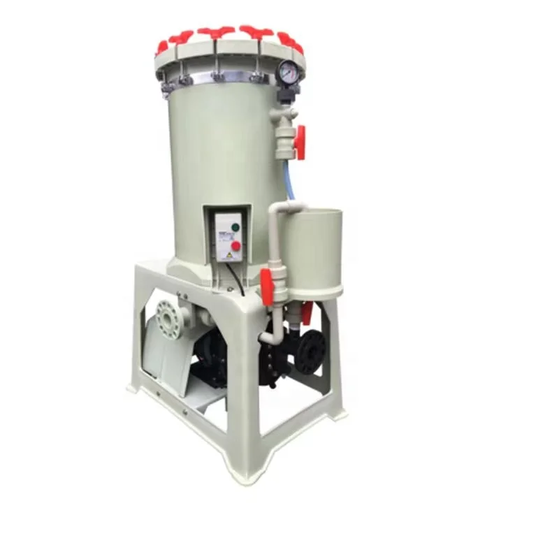 Metal electroplating machinery China nickel electroplating filter with pp core for surface treatment