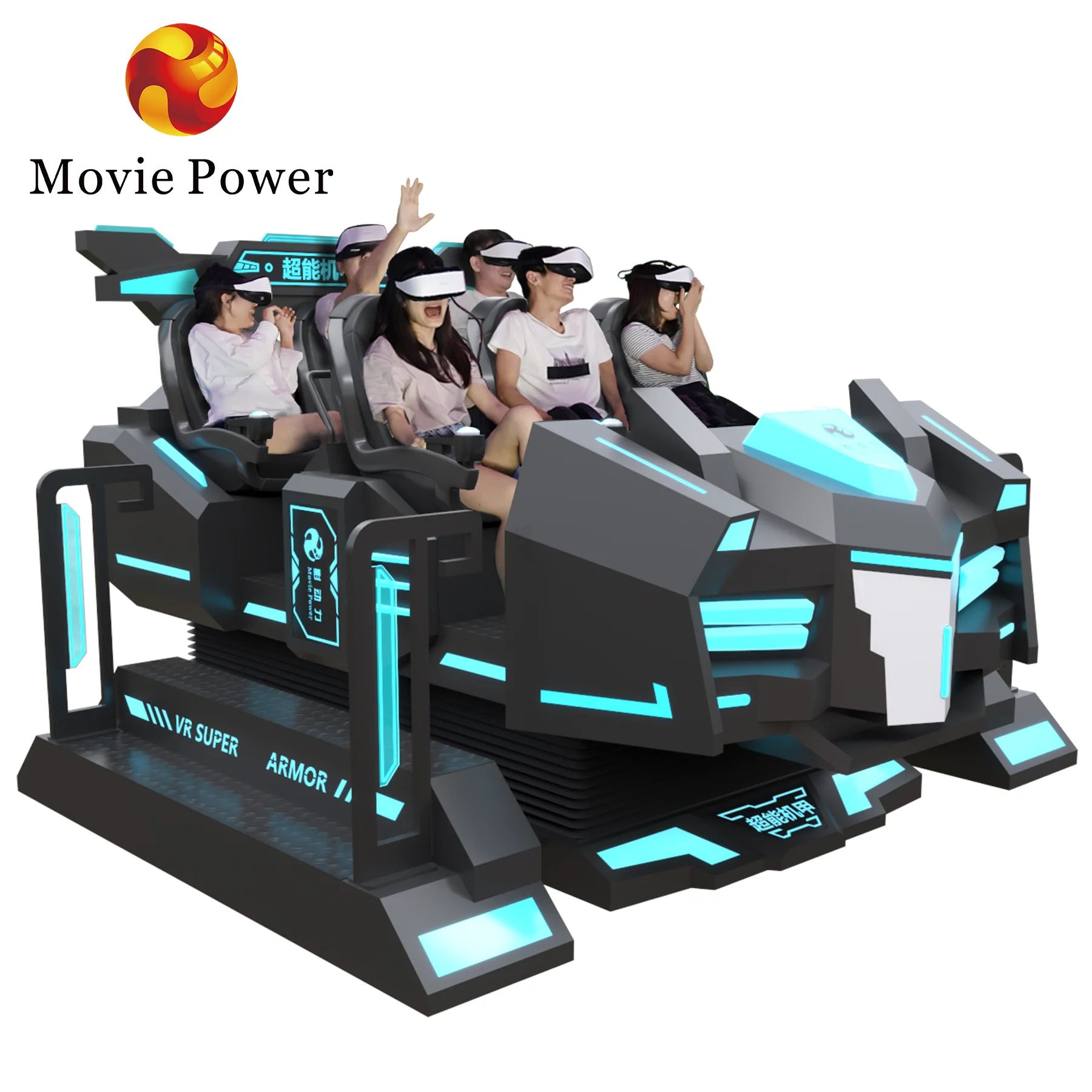 9D Vr Machine Amusement Park Vr Cinema Multiplayer Gaming 9D Virtual Reality Arcade Vr Game Machine