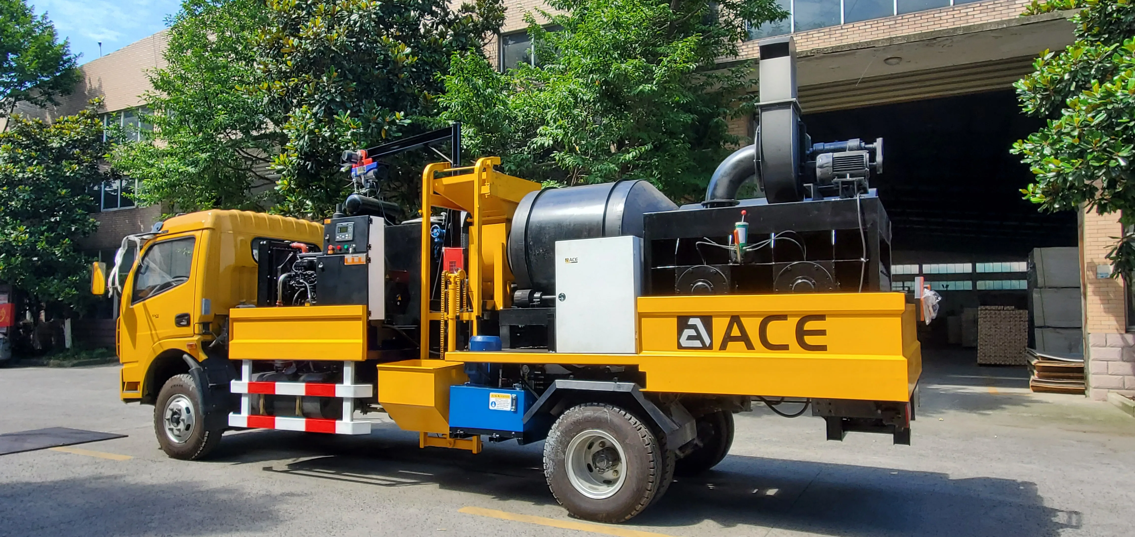 IKOM Truck Mounted Mobile Asphalt Patch Plant