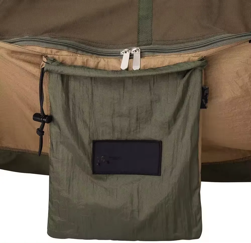 Outdoor Travel 1-2 Person  210T Nylon Camping  Hammock with Mosquito Net