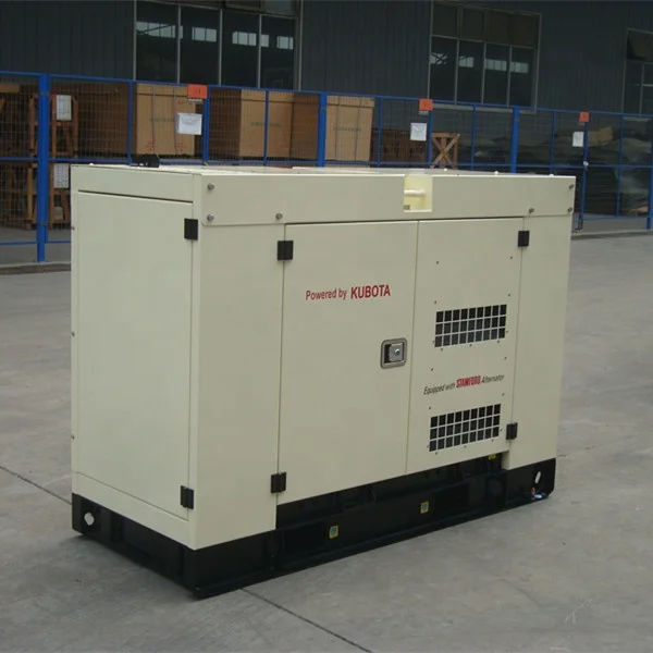 Звукоизоляционный дизельный генератор kubota SWT 20 кВА