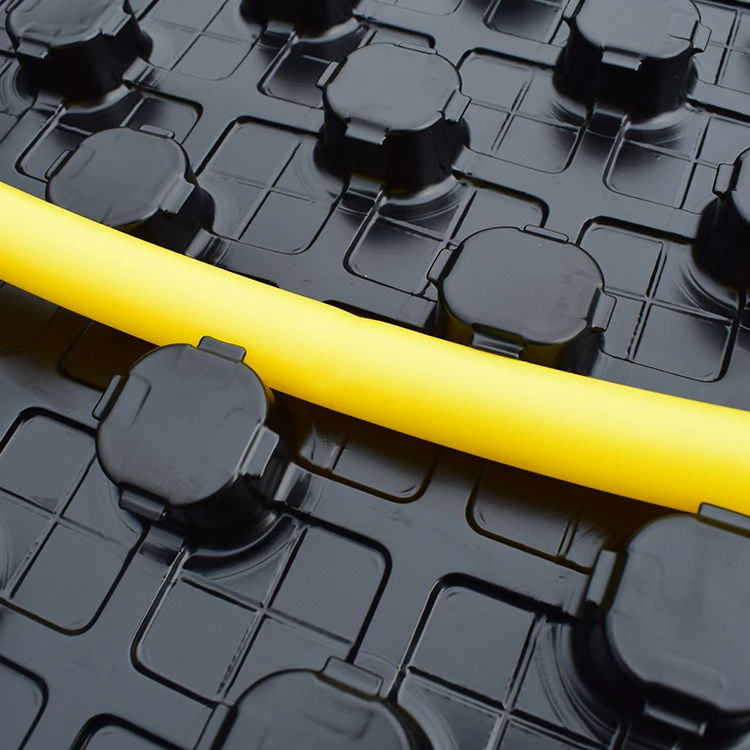 
Eps Underfloor Insulation Radiant Floor Heating System With 0.6- 1.0 Mm Hips Castellated Panel 