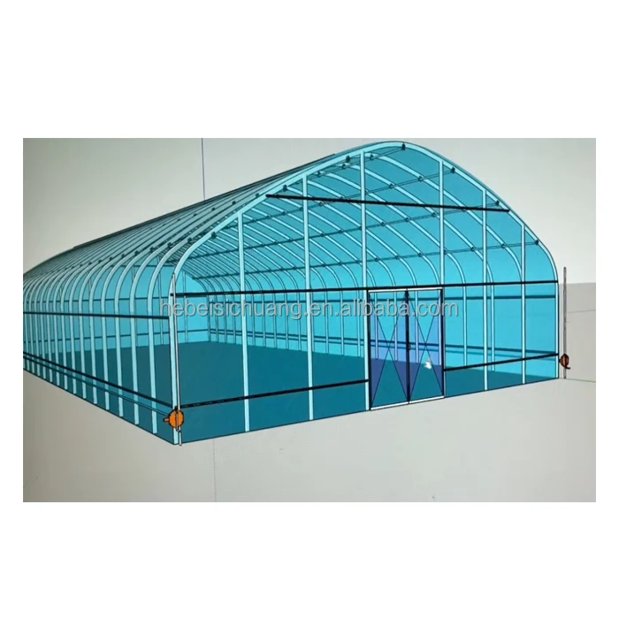 Frame design and installation of livestock farming shed pig breeding greenhouse farming tent