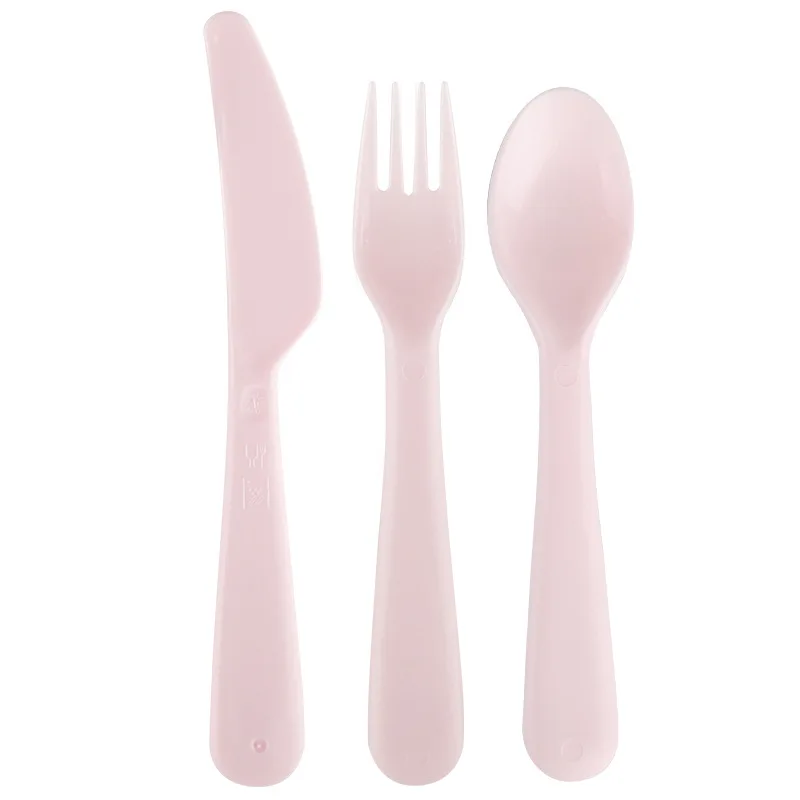 
Plastic fork knife sets tableware high quality PP spoon knives forks cutlery packs 