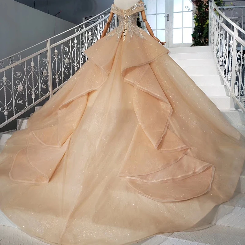 
HTL845 Jancember muslim bridal wedding dress wedding dress indian bridal party dresses latest 