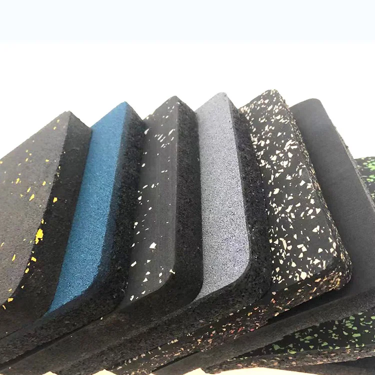 Low price 15mm crossfit rubber floor mat gym floor tiles