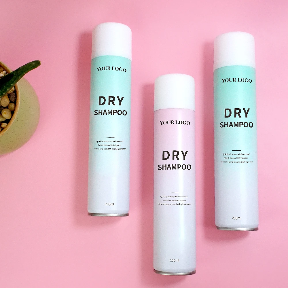 Customize Hair Volume Fullness For Refreshed Hair Waterless Shampoo Powder Dry Shampoo Spray