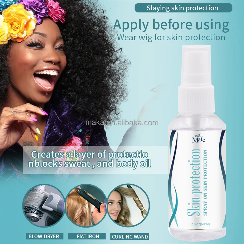 Спрей для защиты кожи головы клейкий клей кружева набор клей-спрей