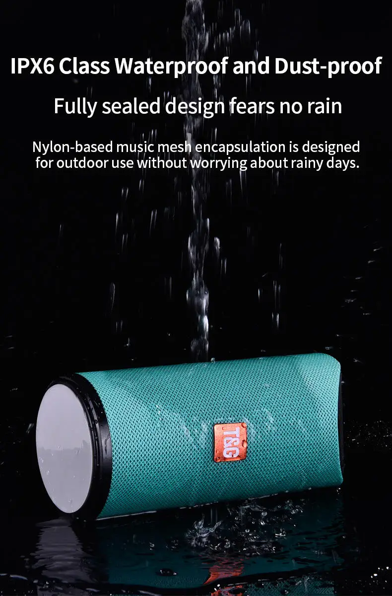 LED Lights Sexy Digital Cylinder Boombox Home Theater Studio Monitor Outdoor Party Home AC/DC/Battery Aux Portable BT Speaker