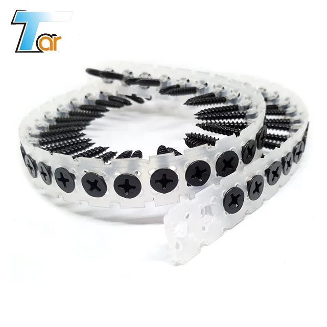 Galvanized plastic strip collated drywall screws ce european market 39