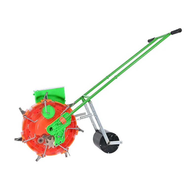 Portable Corn Maize Seeder Planter For Sale Hand Push Peanut Seeder Sembradora Planting Machine Adjustable Planting Space