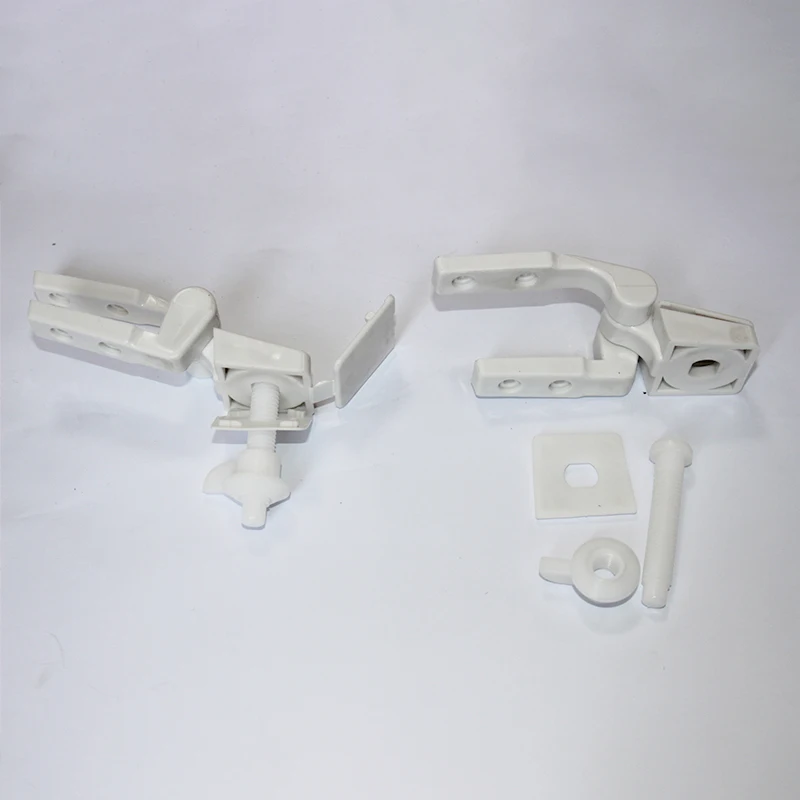 Дешевый набор для крепления шарниров на сиденье унитаза, пластиковые болты на сиденье унитаза, гайки, наборы шарниров