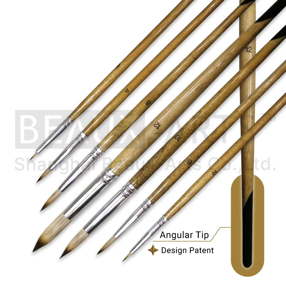 Mongoose Hair Watercolor Professional Synthetic Paint Brushes Set for Art Painting Artist Paint Brush