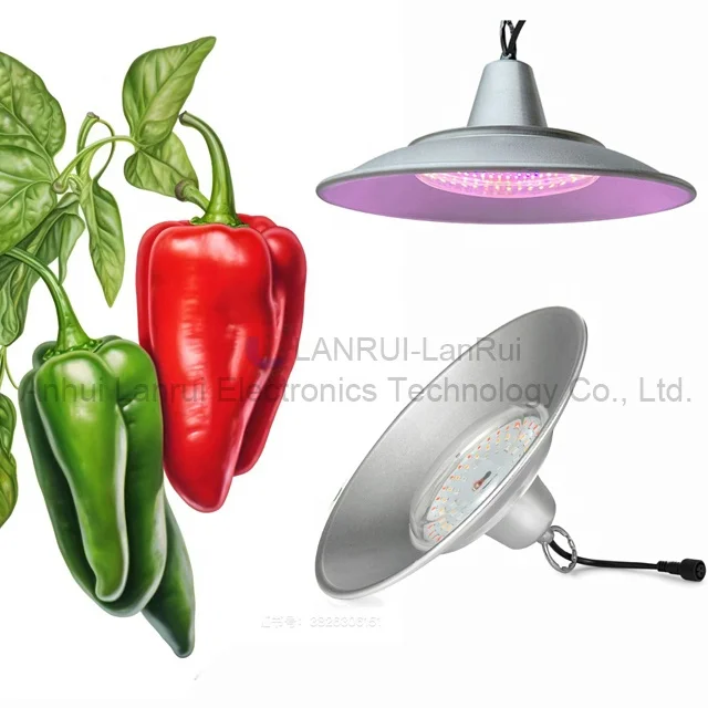 Full Spectrum Agricultural Lighting IP65 UFO LED Grow Light Flowers Plants Vegetable Fruit Melon  50W 80W