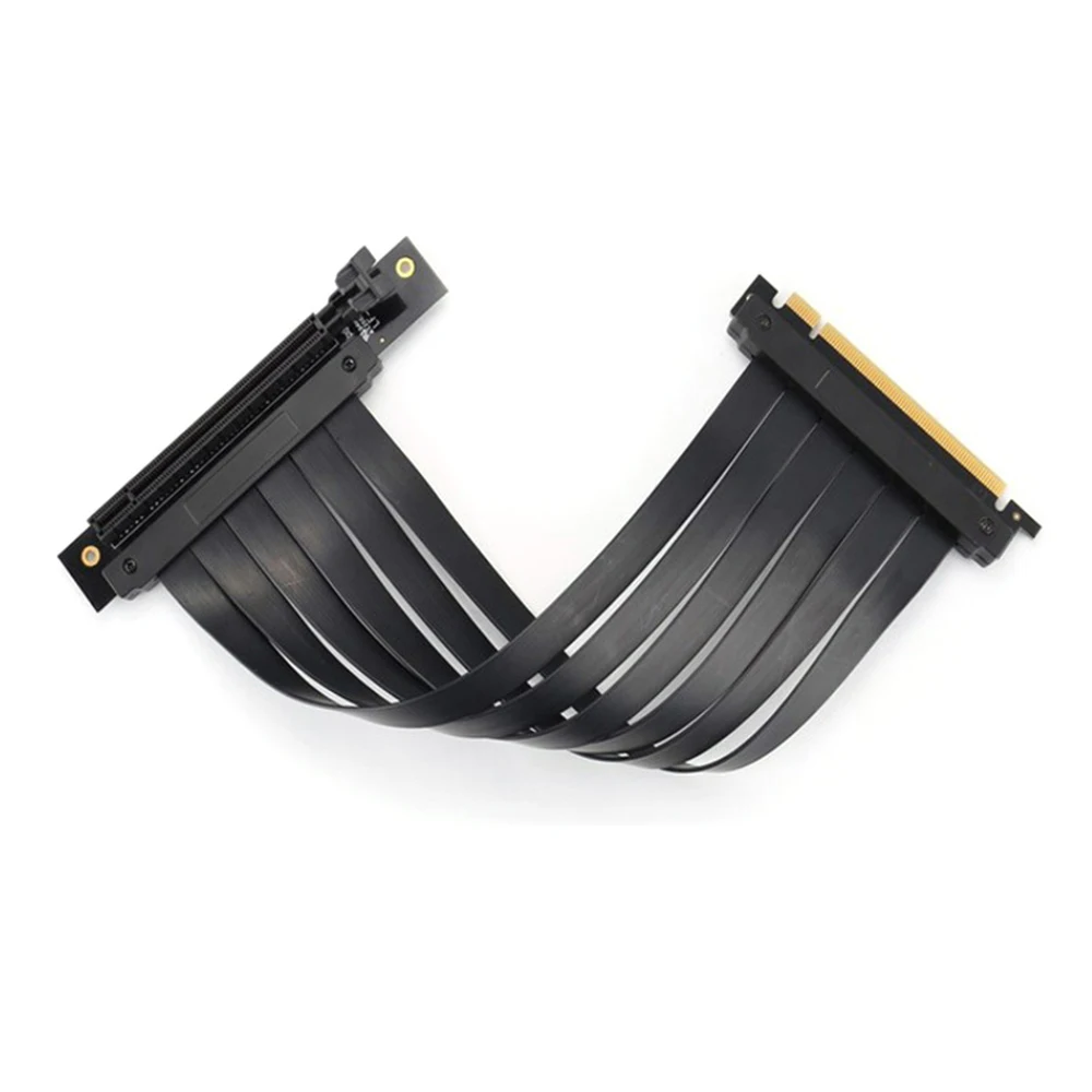 40cm PCIE 3.0 16X Graphics Extender Card Shield Protection ATX Riser Card PCI Express Extension Port Connector Cable