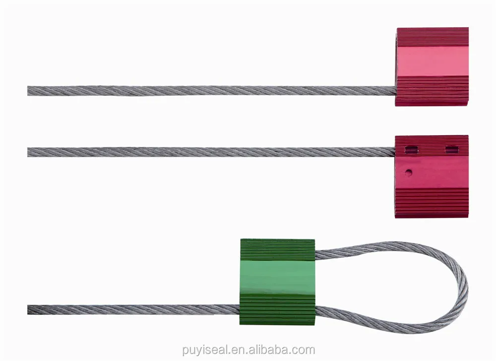 5.0mm High Security Tamper-Evident Aluminum Alloy Rope Seal Safety Cable Wire seal