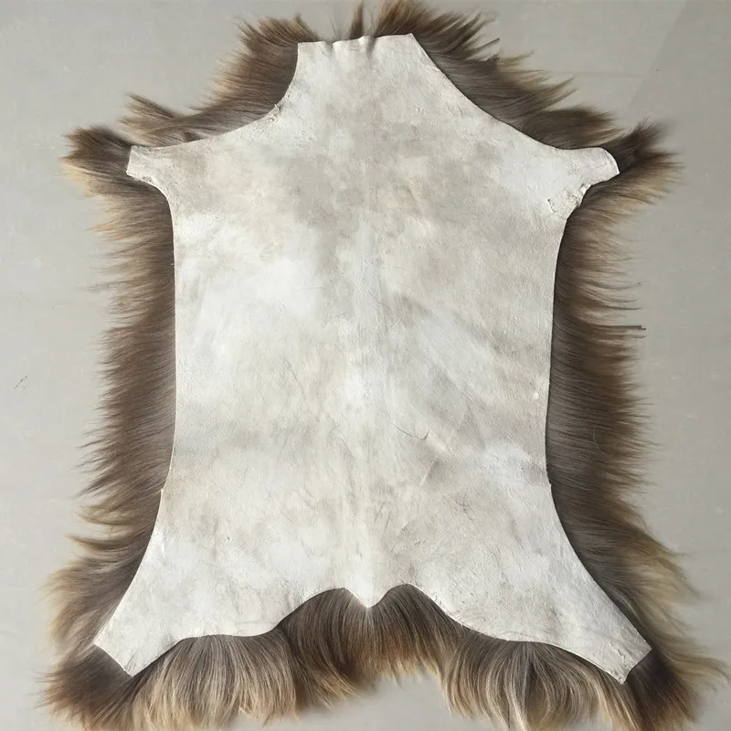Wholesale natural Home Decorative goat fur rug