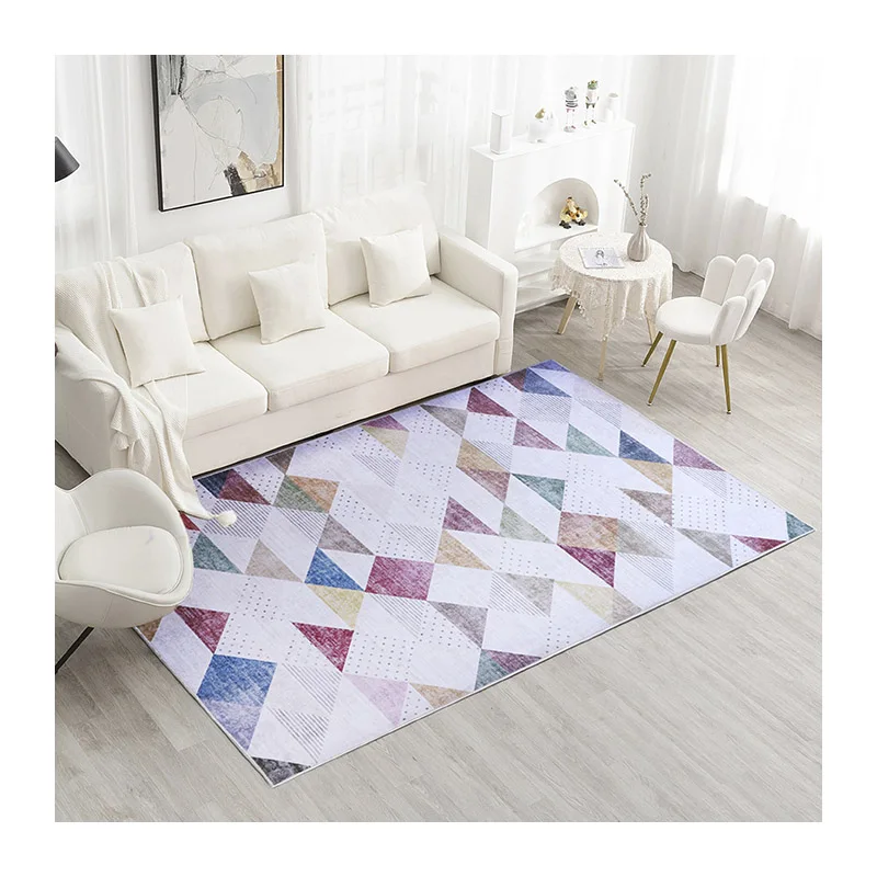 Flannel Printed Rug Cheap Price Good Quality Floor Carpet Door Mat Area Rug For Living Room