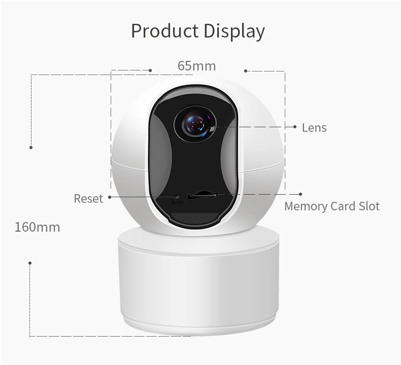 4K 8MP Indoor WiFi IP PTZ Dome Camera Smart Home Security Two Way Audio Wireless P2P Cloud CCTV Camera System