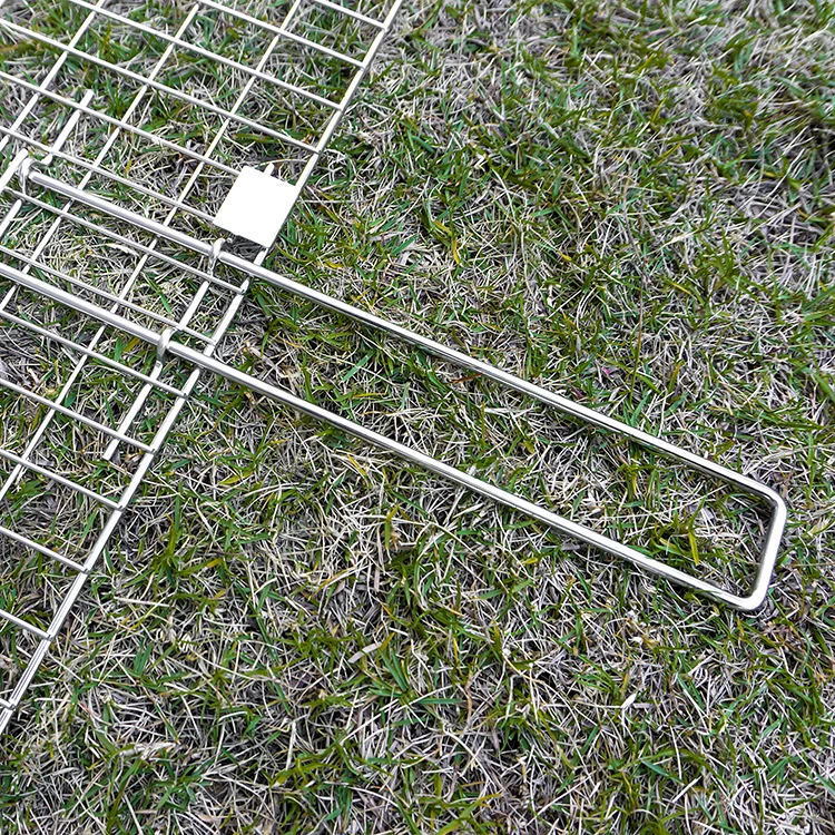 New Dtylr Stainless Steel Folding BBQ Barbecue Grill Mesh
