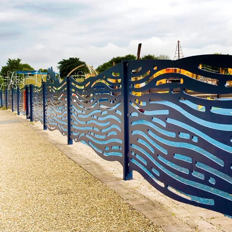 Металлические на заказ наружные Пластиковые ограждения для сада лазерная резка декоративная алюминиевая наружная сталь Индивидуальный размер