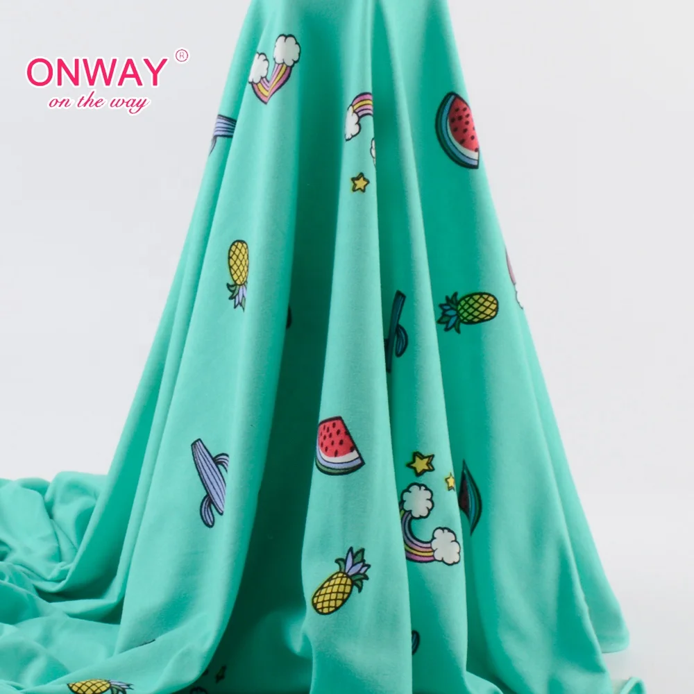 Новый дизайн, элегантная мягкая приятная на ощупь матовая ткань джерси с принтом на заказ