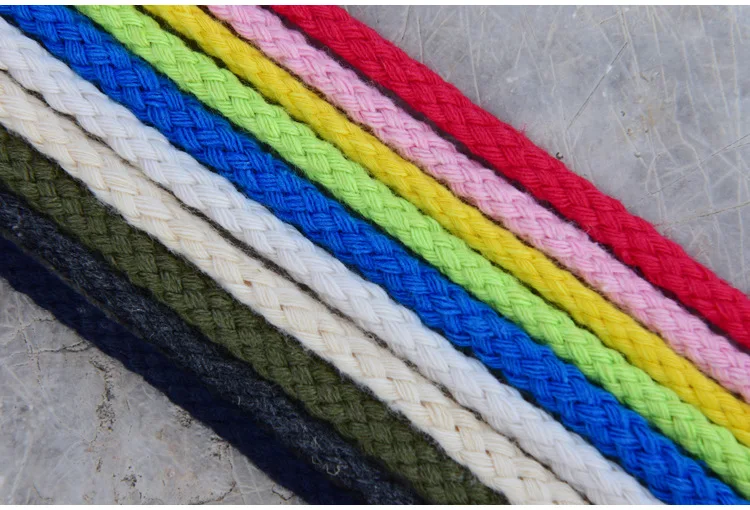 Soft 2mm/100m Colorful Cotton Rope