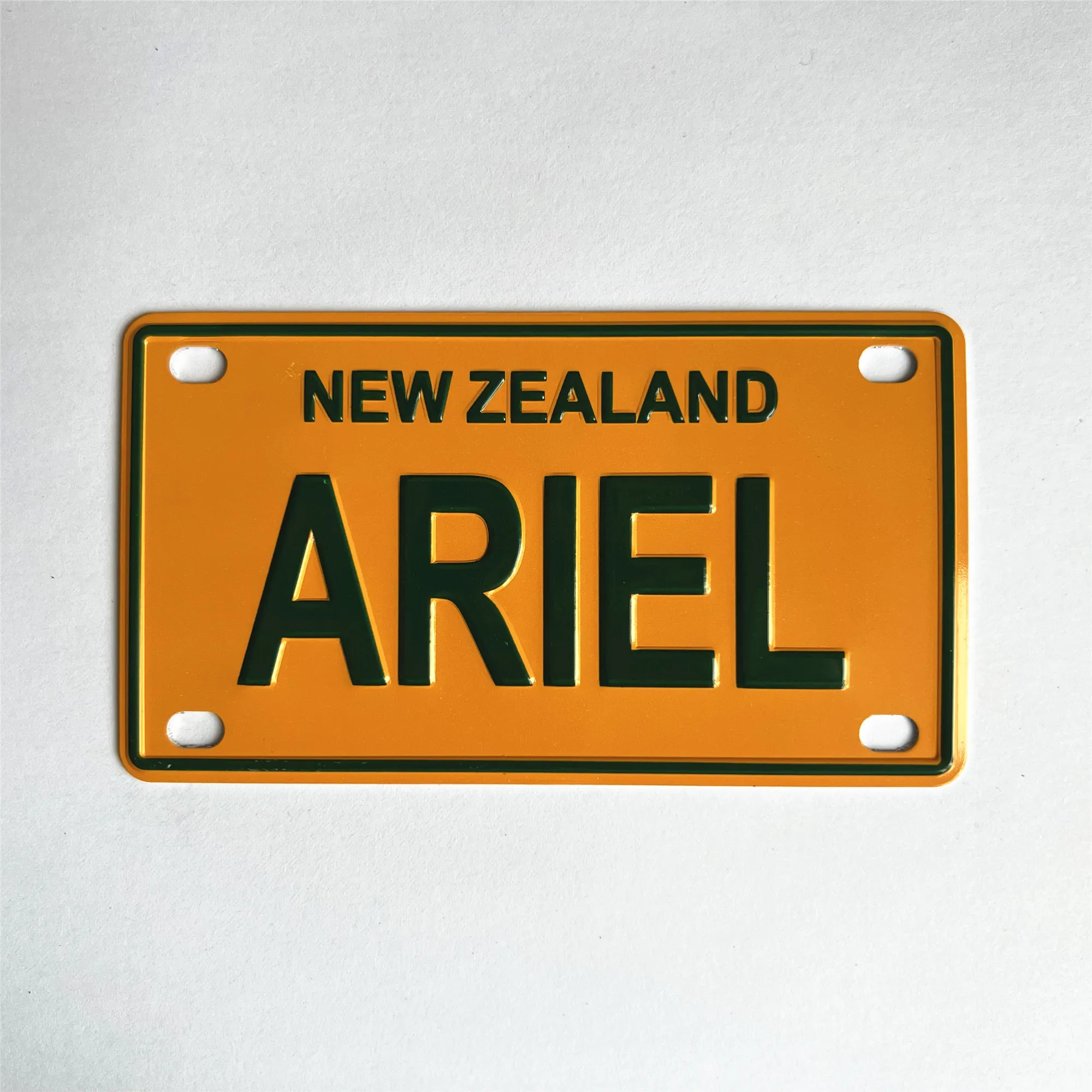 USA Custom Novelty Design Metal Embossed Aluminum Wholesale License Plates