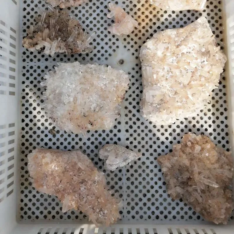 Natural large rough raw red quartz crystal cluster  copper  specimens for collection fpr sale