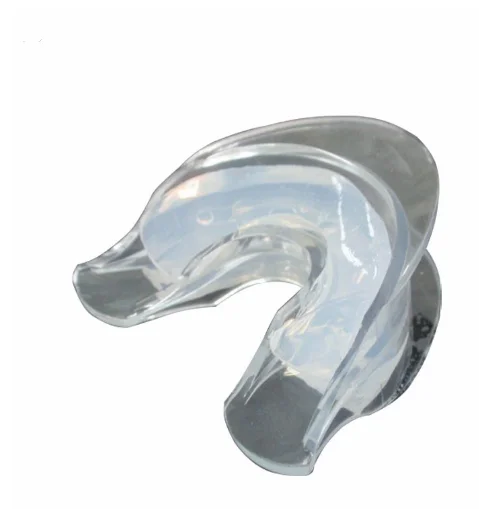 2023 New Products Private Logo Wholesale Pre-filled Silicone Gel Dual Soft Dental Mouth Guard Teeth Whitening Mouth Tray