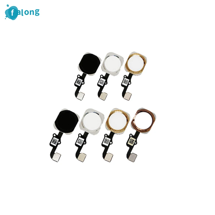 Return Back Full Function Home Button Flex For iPhone 6 6s Plus Original Home Extend Connector Flex Cable No Touch ID