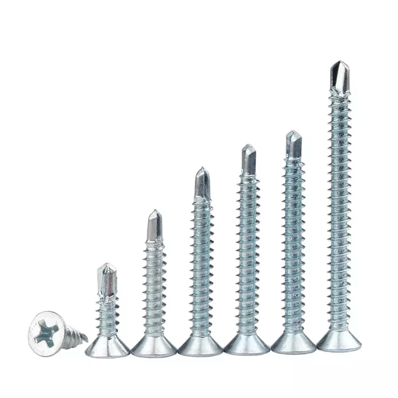 Stainless Steel Cross Recessed Countersunk Head Screws Dovetail Screws Flat Head Drilling Screw