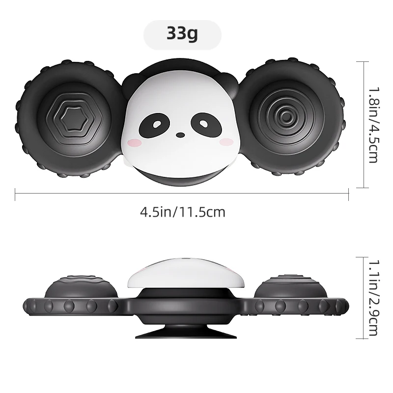 Cute Silicone Suction Cup Spinner Toys Baby Fidget Spinner Toy Spinning Toys Boy Girl BPA Free Baby Teething Joy