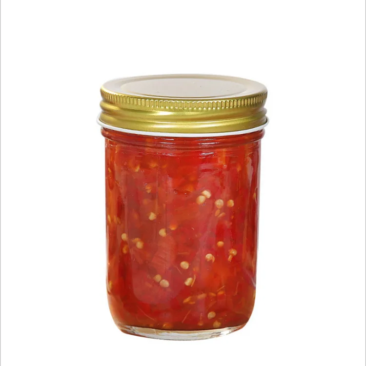 100ml 200ml 300ml 400ml 500ml glass caviar jar chili paste glass bottle glass canned food bottles