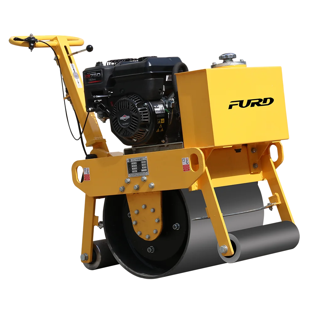 New pavement machinery construction machinery mini walk behind vibration road roller for sale