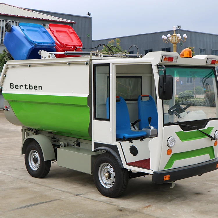 Durable Novel And Beautiful Electric Vehicle Garbage Four-wheel Dump Truck