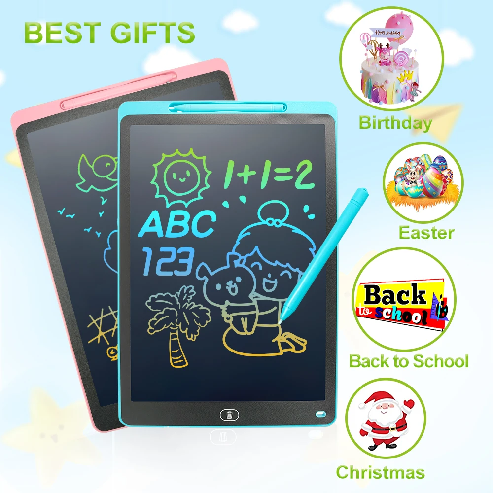 16 Inch Factory Direct Digital Slate for toys for kids children Flexible Screen Drawing Board Writing Tablet for Children