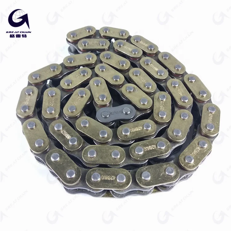 Золотая цепь для мотоцикла 420 428 520