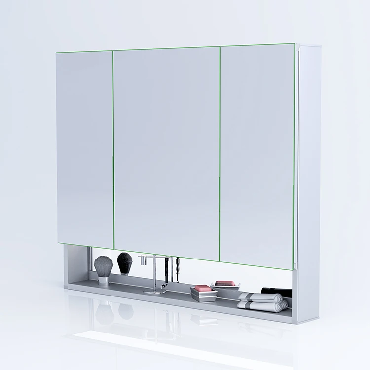 Morden surface mount three doors 30 36 inch bathroom vanity mirror medicine cabinet