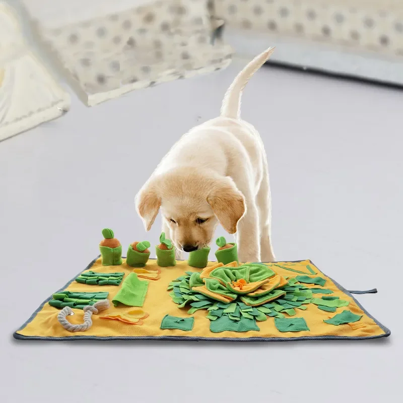 customized pet Snuffle Training Blanket Mat Dogs Application Pet Feeding Mat Pet Sniffing Pads Snuffle Mat For Dog