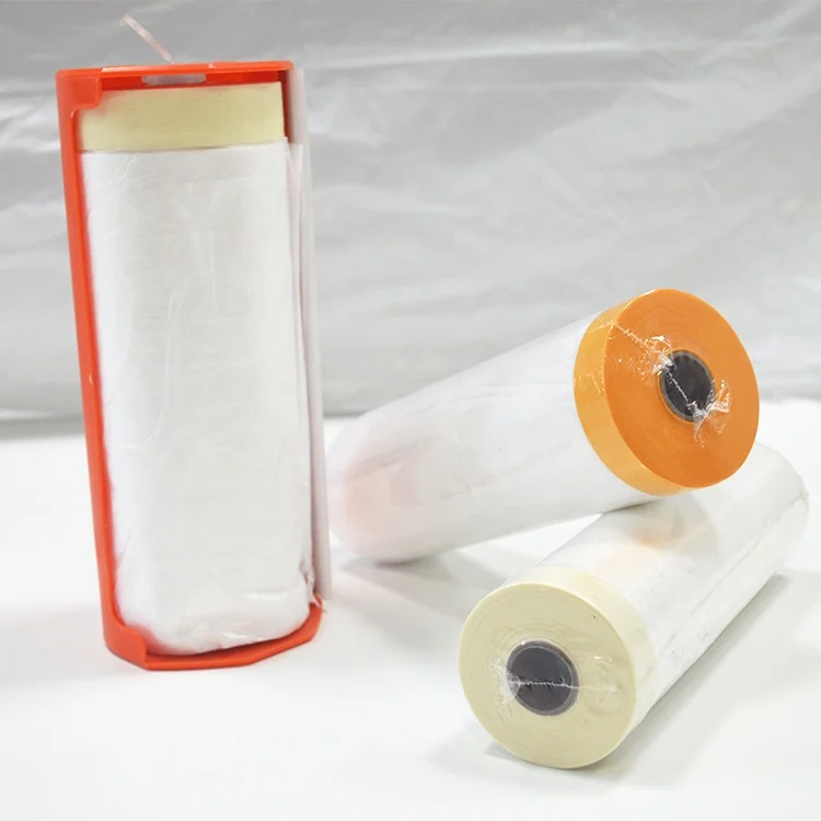 Qingdao Factory Plastic Painting Pre-taped Masking Film Car Paint