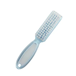 wholesale High quality Custom Plastic Long Handle art dust Scrub manicure Dust Cleaning Nail Brush