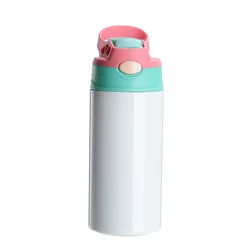 Blank Sublimation Kids Straight Water Bottle White Suit For Oven Roasting Heat Mug Press Best Value Gifts Tumbler Cups