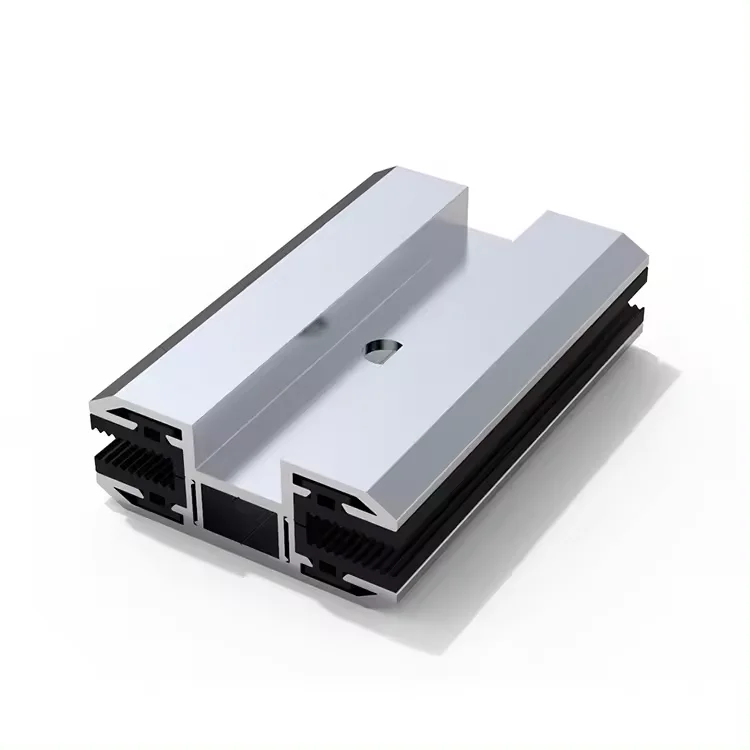 Solar Panel Mounting Clamps Frameless Thin Film End and Middle Aluminum Panel Clamps for PV Solar Mounting Structure