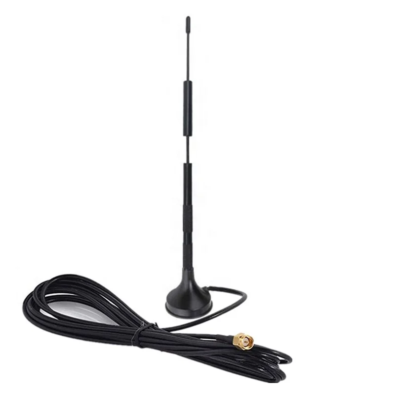2.4G 5G 5.8G Small Sucker RF Antenna Wireless Wifi Network Card Router Module 10DBi Magnetic Base Antenna