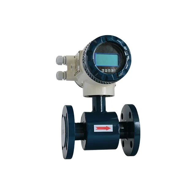 intelligent electromagnetic flowmeter Sewage magnetic flow meter battery operated visual water flow indicator