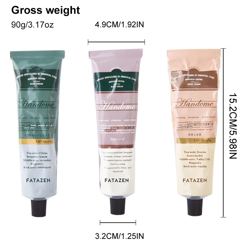 Private Label Organic Whitening Hand Lotion Moisturizing Nourishing Hand Cream OEM Perfume Repairing Plant Nutrients Hand Cream