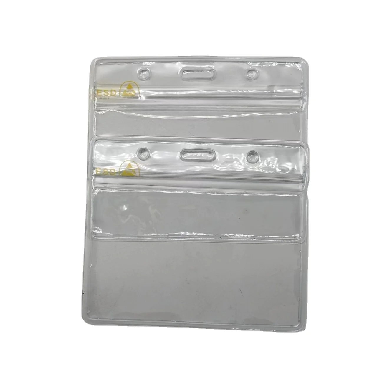 Hot Sale Price Antistatic stationery hard card case ESD antistatic badges 70*108mm